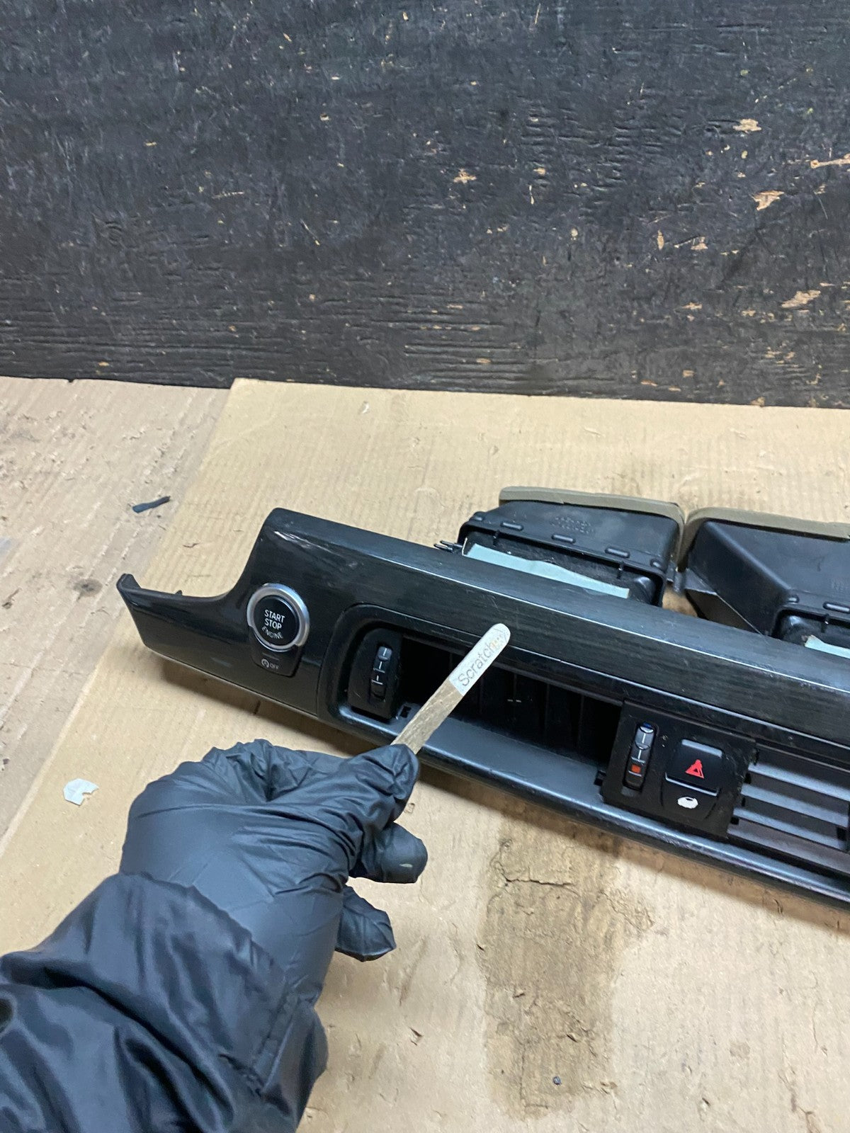 2011-2013 Bmw 5 F10 550i Center Dash AC Vents Start Stop Trim Bezel X3526 DG3
