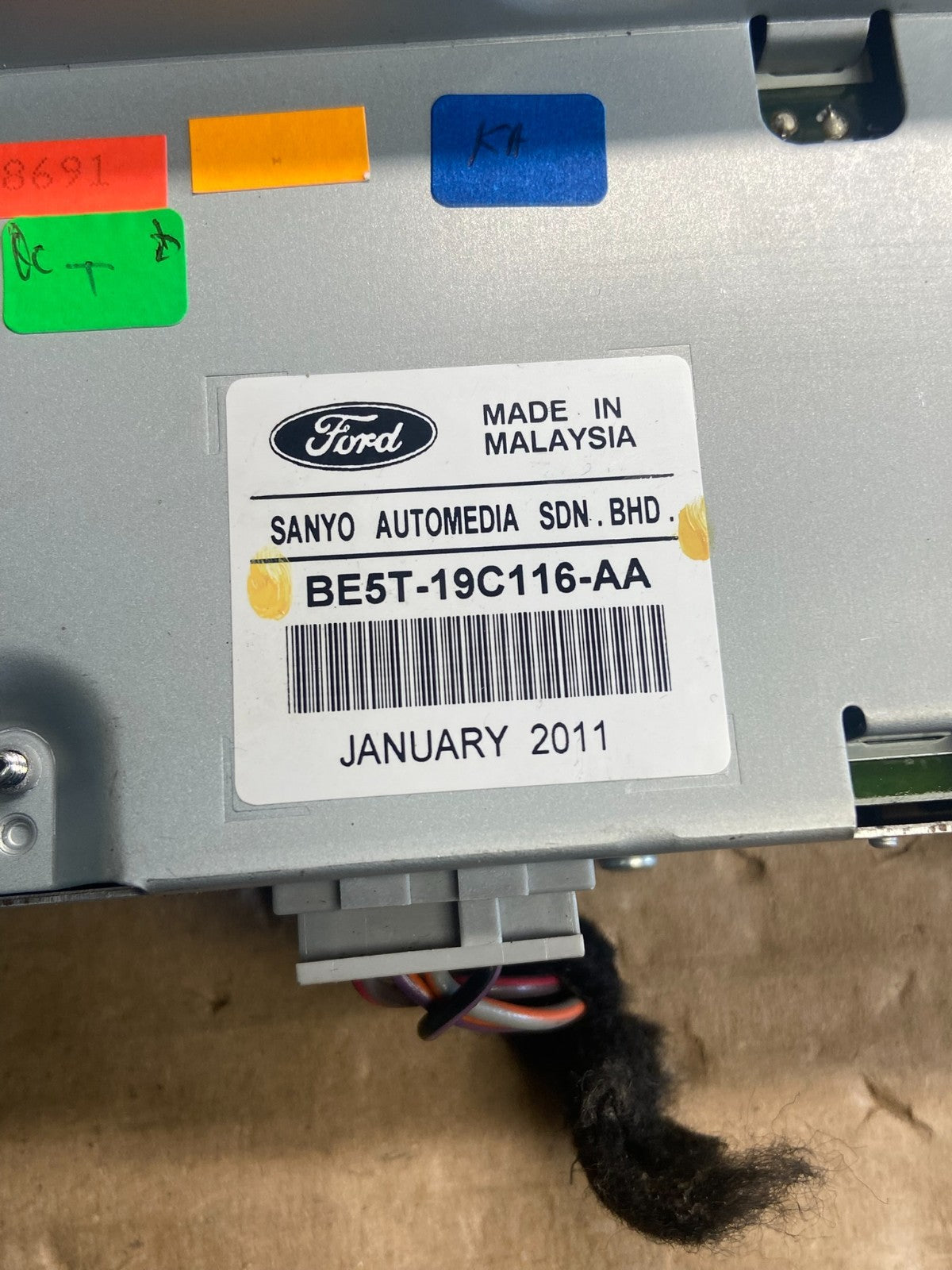 2010 2012 Ford Fusion Dash Information Display Screen ah1142 DG4