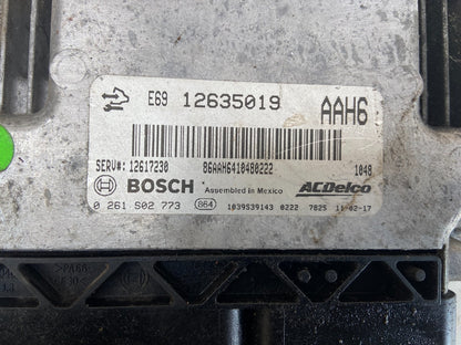 2010 2011 GMC Acadia Traverse Engine Control Module ECM ECU 12635019 AD2879 DW2