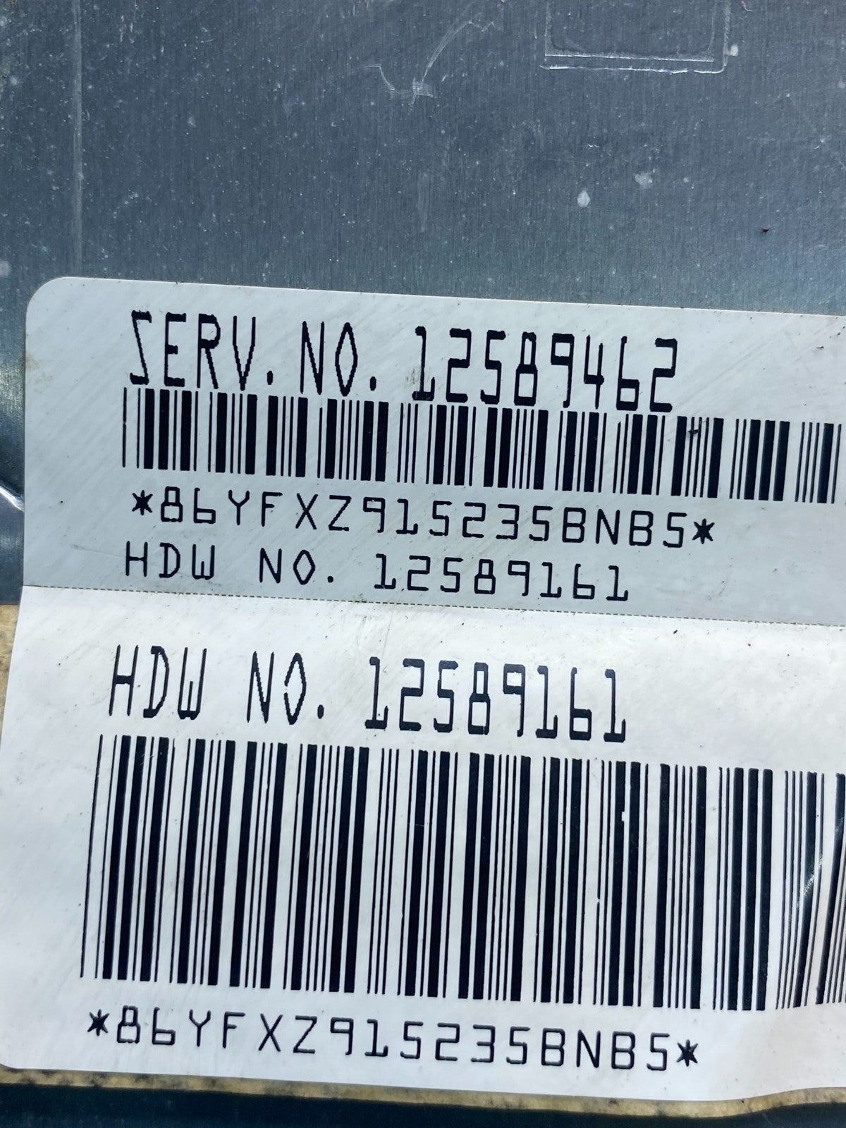 2005 Chevrolet Astro Ecu Engine Control Module Unit Ecm 12589462 AF6812 DW2