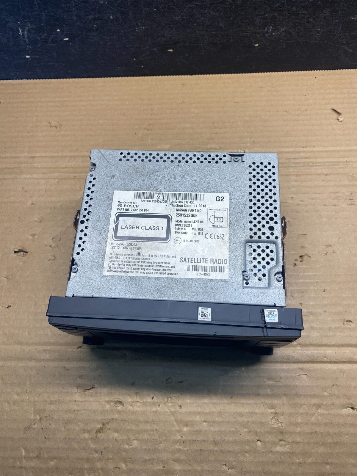 2013 - 2014 Nissan NV200 AM/FM Radio CD Player AM/FM ae4794 DG3
