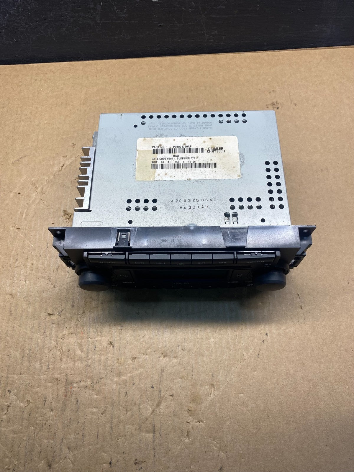 2005-2009 Chrysler Dodge Jeep Ram Radio CD MP3 Receiver AC7121 DG3