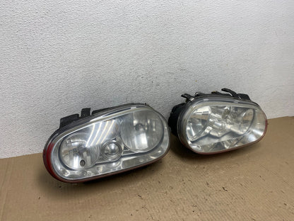 1997-2003 Volkswagen Golf MK4 Left+Right Side Halogen Headlights AE9758 DW2
