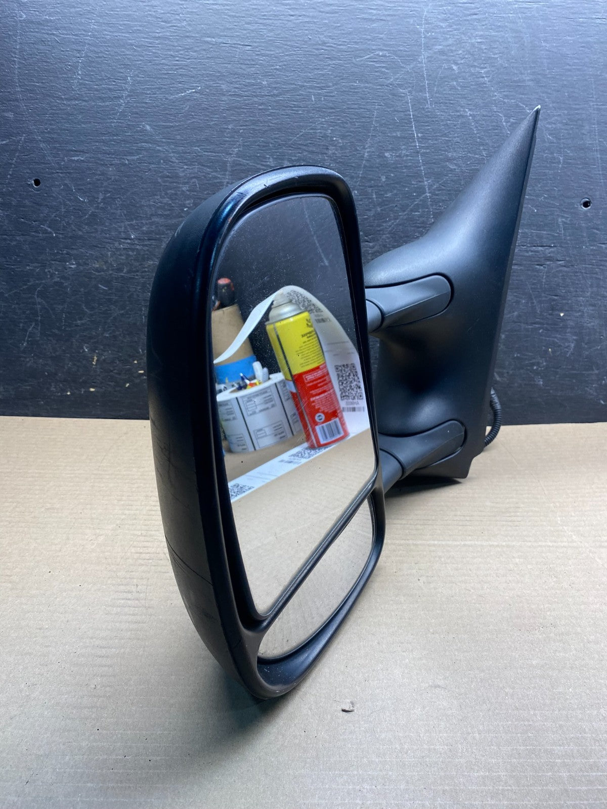 2002 to 2008 Ford E150 Van Left Driver Side Door View Two Arm Mirror AH9652 DW11