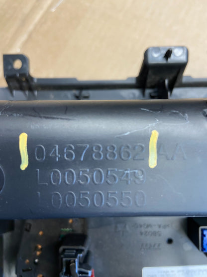 2008-2010 Dodge Grand Caravan  A/C Climate Control Unit Bezel Trim Oem ab1910 DG4