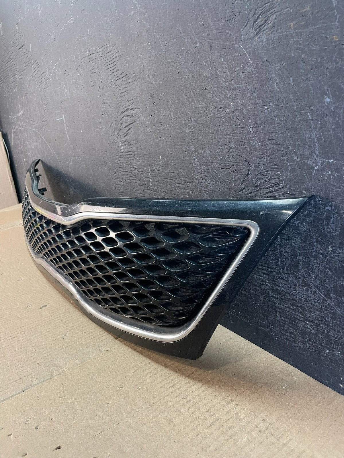 2014 2015 Kia Optima Front Upper Grille Grill Black Chrome AE3783 DG1