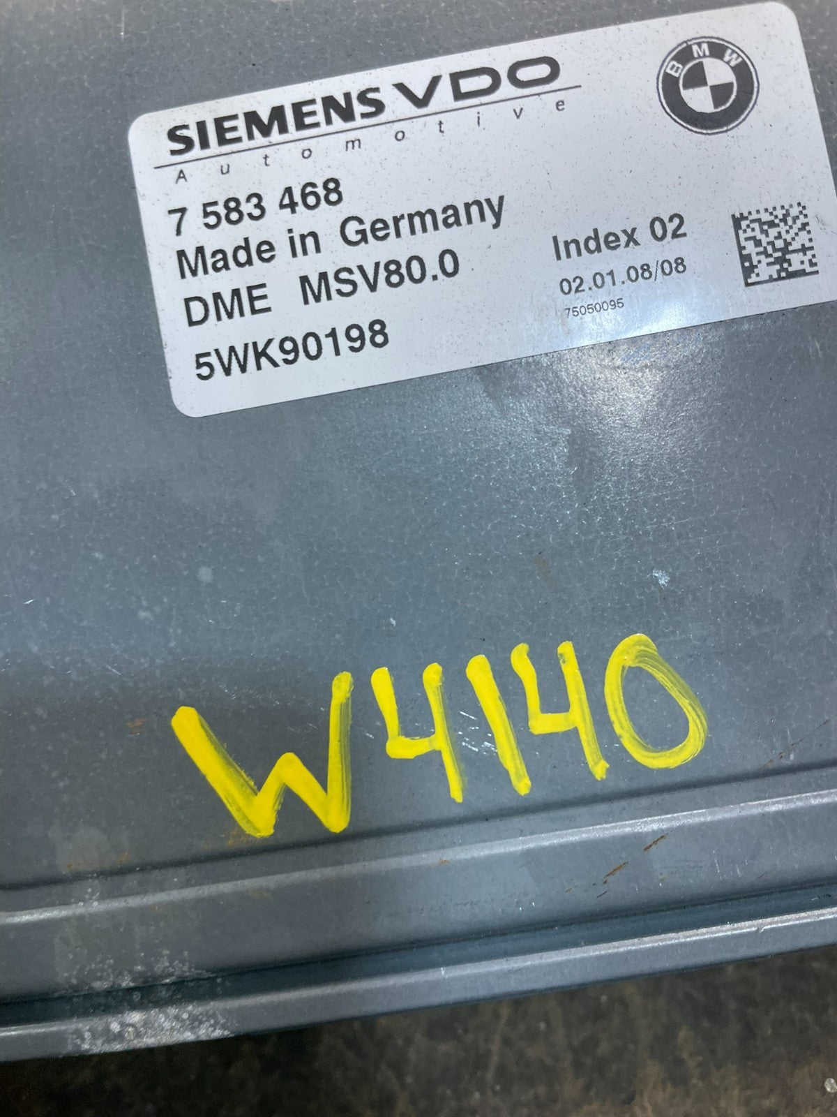 2007 to 2010 Bmw 323i Ecm Ecu Engine Computer OEM W4140  DG4