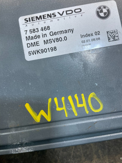 2007 to 2010 Bmw 323i Ecm Ecu Engine Computer OEM W4140  DG4
