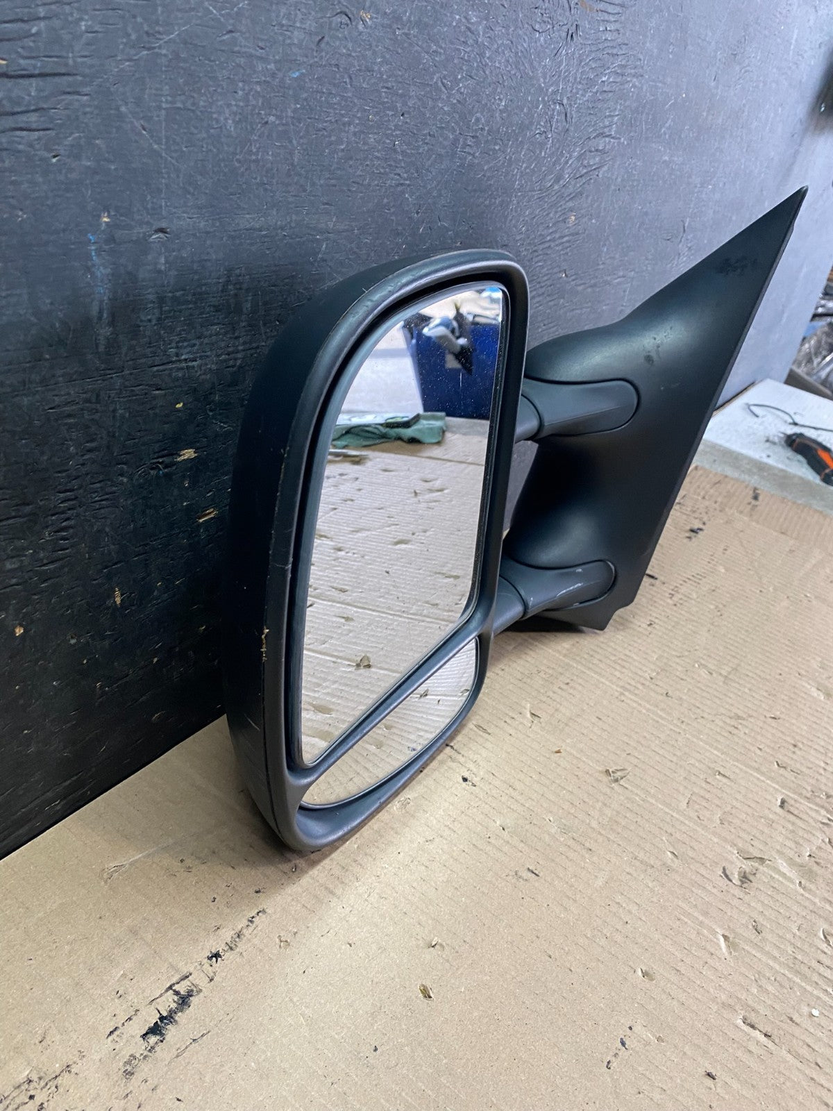 2002 to 2008 Ford E150 Van Left Driver Side Door View Two Arm Mirror Q3140 DG9