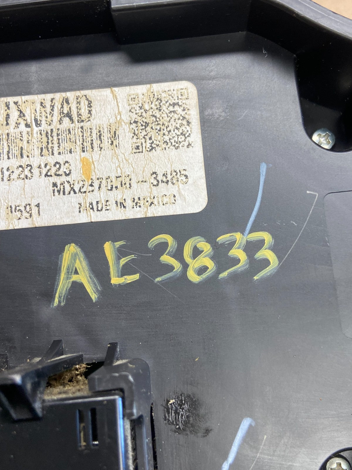 2012-2017 Fiat 500 HVAC Heater A/C Climate Control Switch Panel AE3833 DG6