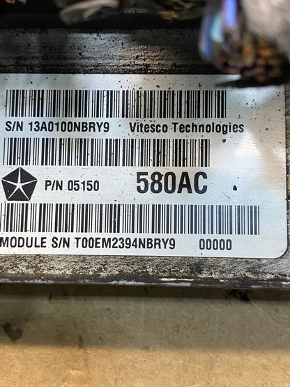 2011 Dodge Ram 1500 5.7L Engine Computer 05150580AC ECM PCM ECU ag7078 DG2