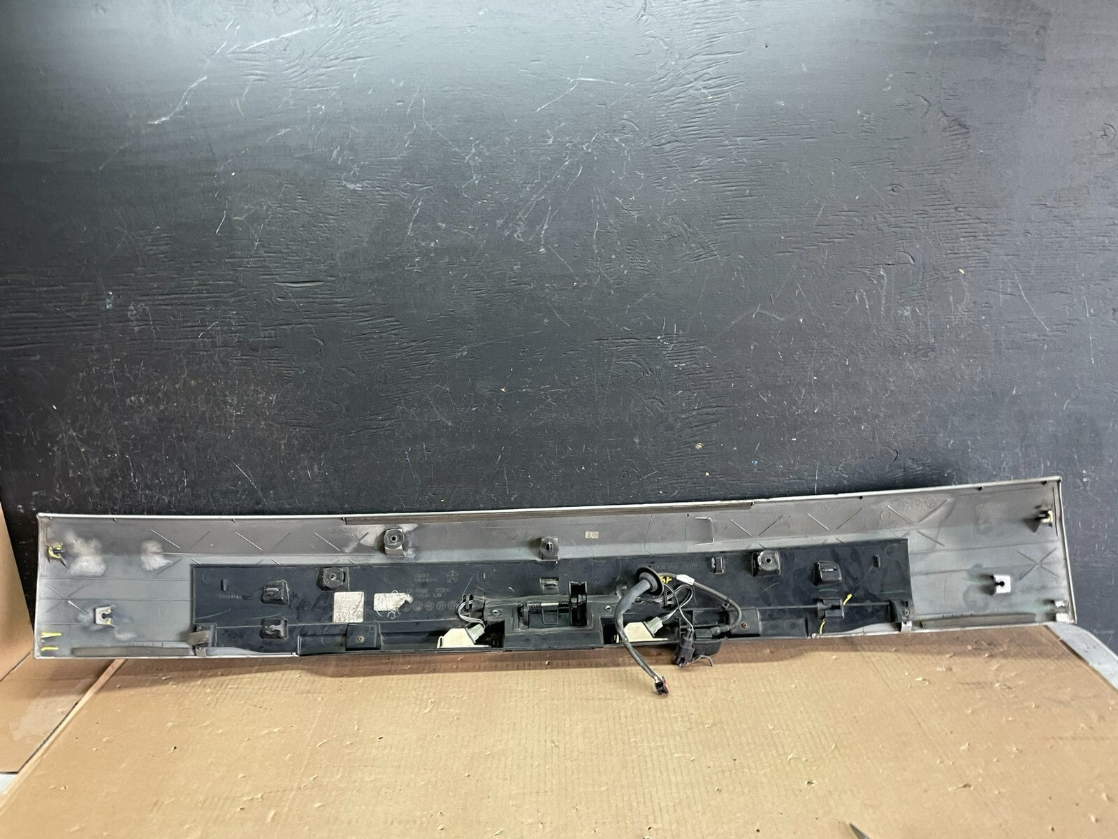 2011 to 2018 Dodge Grand Caravan Tail Gate Trim Molding With Camera OEM L9188 DG11