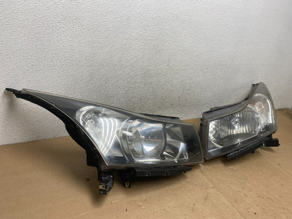 2011 to 2015 Chevrolet Cruze Halogen Left+Right Set Headlights AG4762 DW1