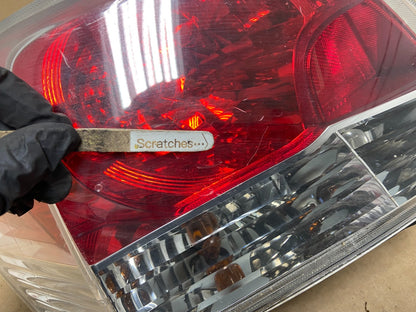 2008 to 2012 Honda Accord Sedan Tail light Left Driver LH Side AH4443 DW3
