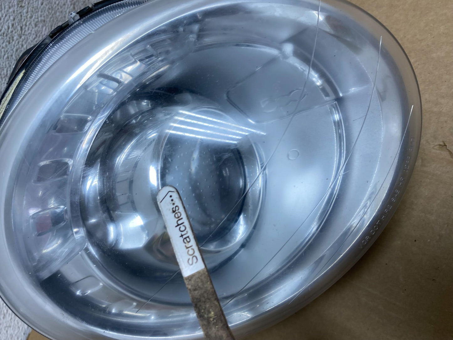 2012 to 2017 Fiat 500 Right Passenger RH Halogen Headlight AF7276 DW3