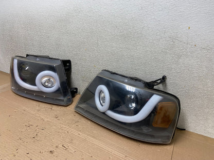 2004 to 2008 Ford F150 F-150 Left+Right Set Side LED Headlights ab1143 DG1