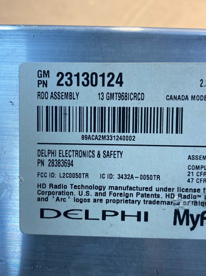 2013 2014 GMC Acadia Radio Display Screen AM/FM AUX AE6379 DW6
