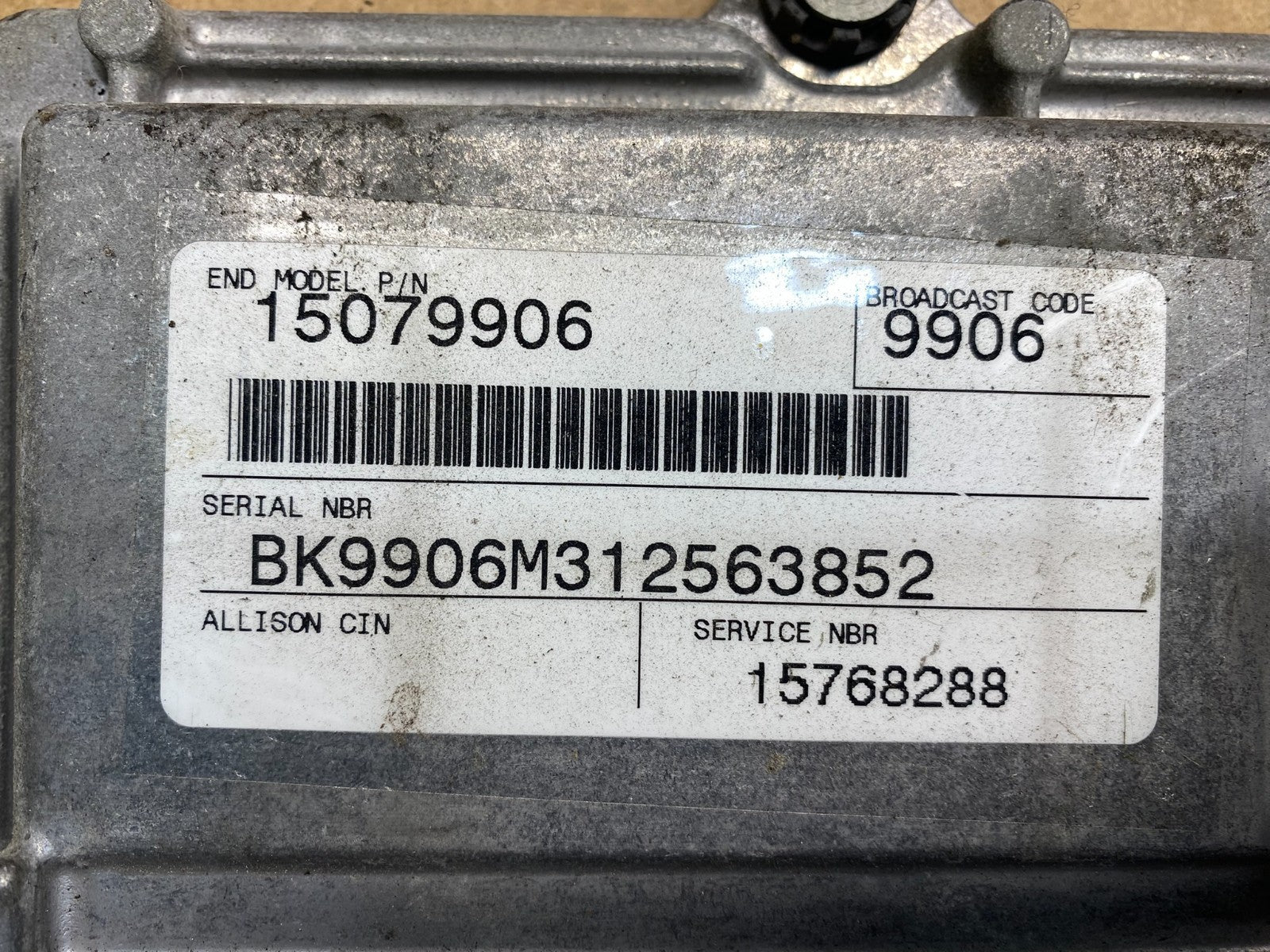 29537441 Allison TCM Transmission Control Module Computer Automatic OE ad7484 DG3