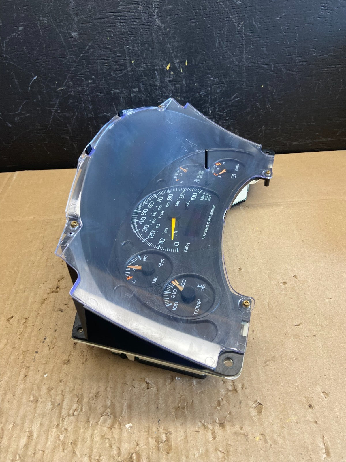 2000 to 2005 Chevrolet Astro Cluster Gauge Speedometer ECM AB9721 DG3