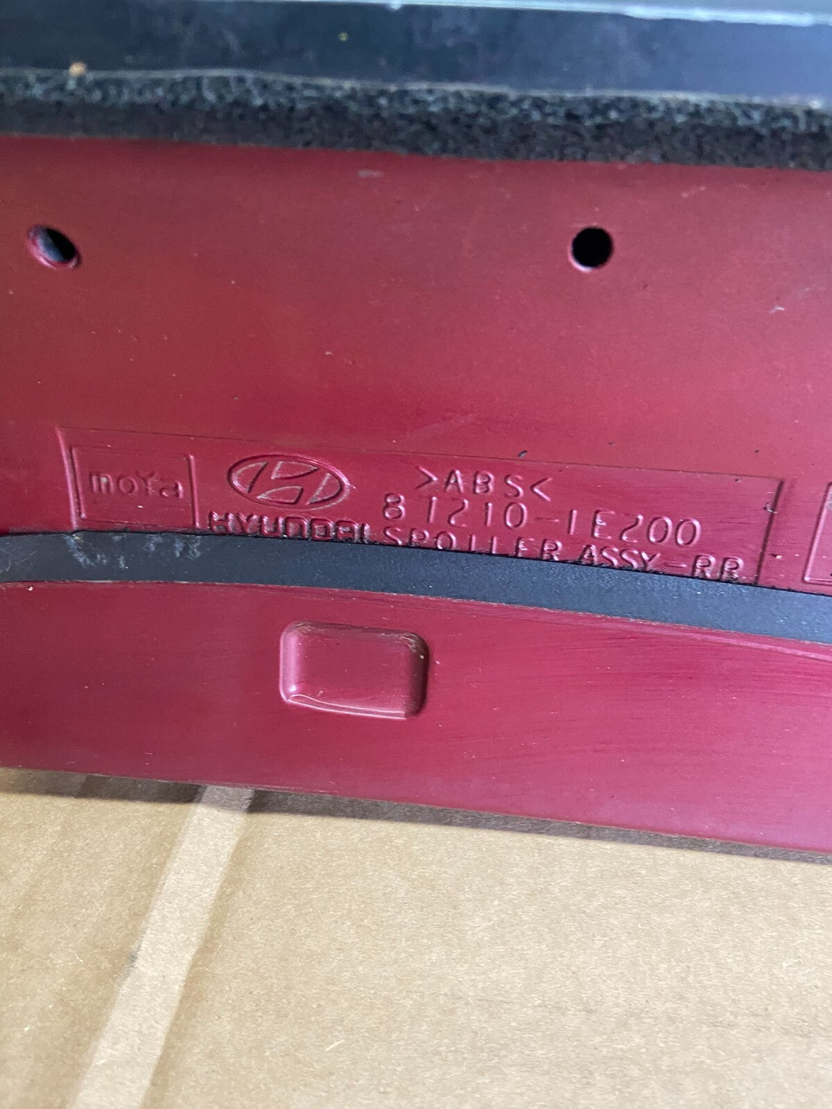2005 to 2011 Hyundai Accent Trunk Lid Hatch 3rd Brake Light Spoiler o1090 PS11