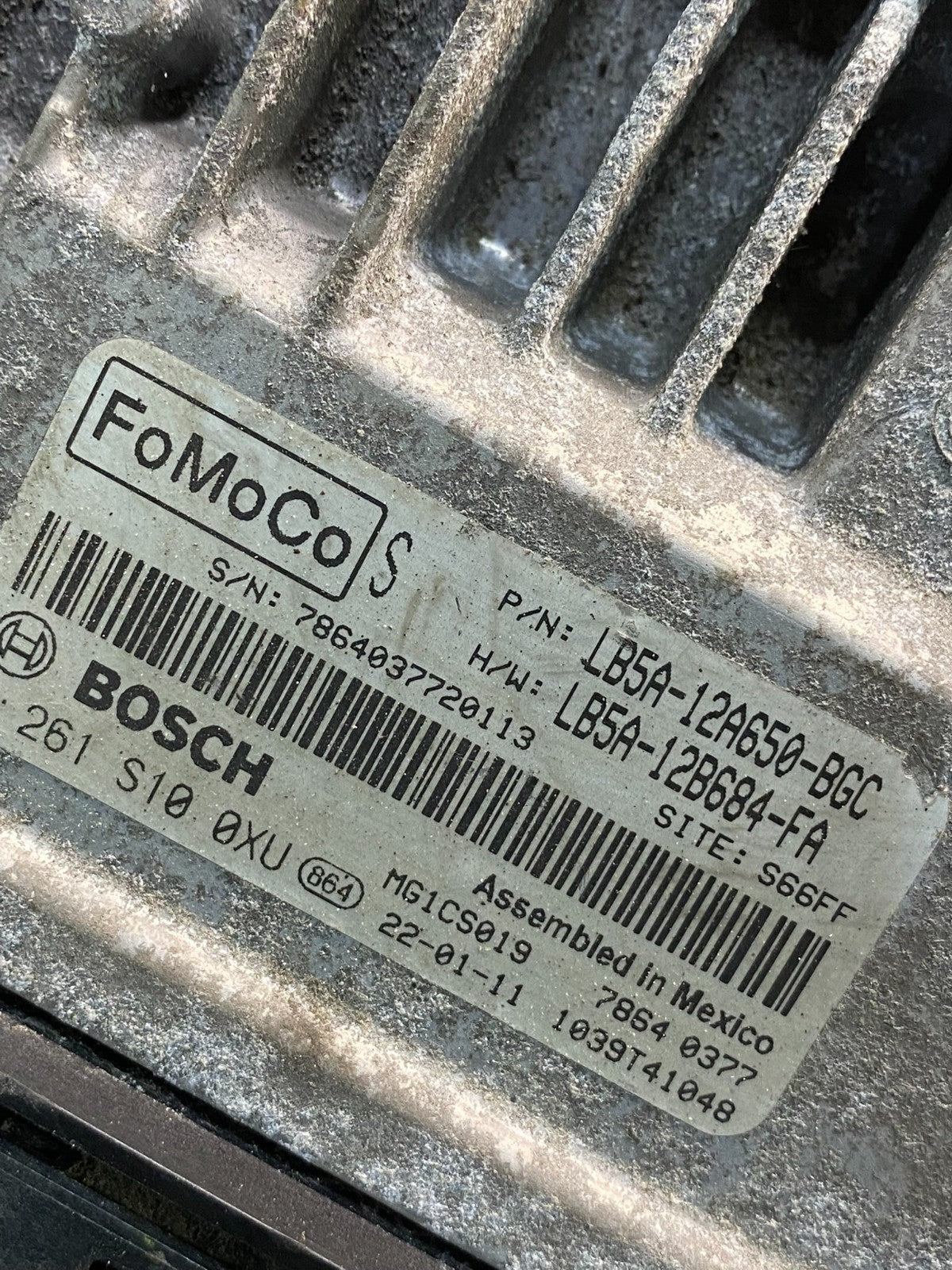 2020 2022 Ford Explorer Engine Control ECU Computer LB5A-12A650-BGC AH7252 DW2