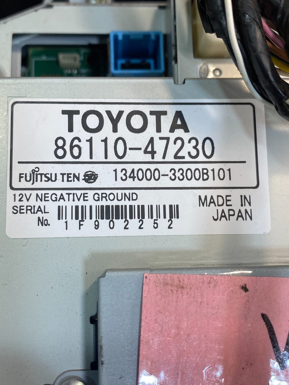 2006 to 2009 Toyota Prius Radio Stereo Receiver Screen Display AD9898 DG5