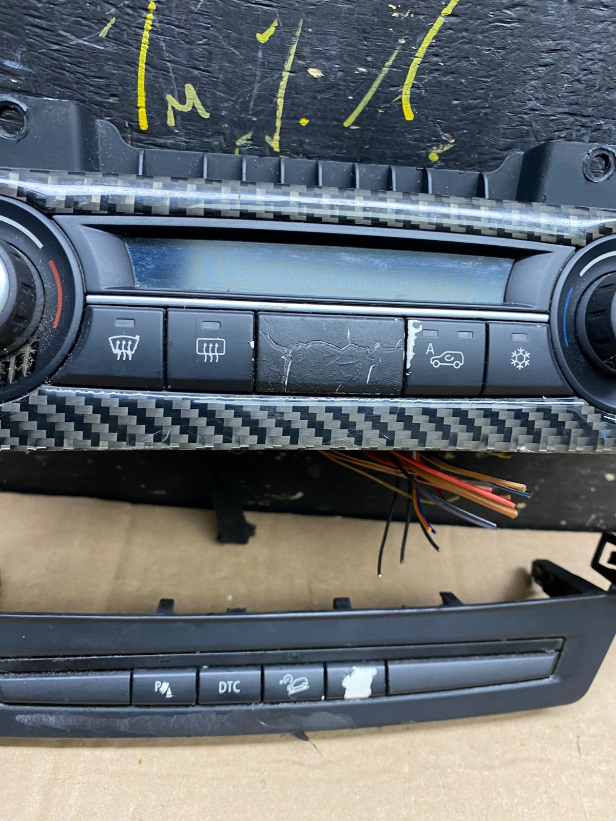 2007-2013 Bmw X5 AC Heater Climate Control Temperature Panel Trim Oem Y9995 DG1