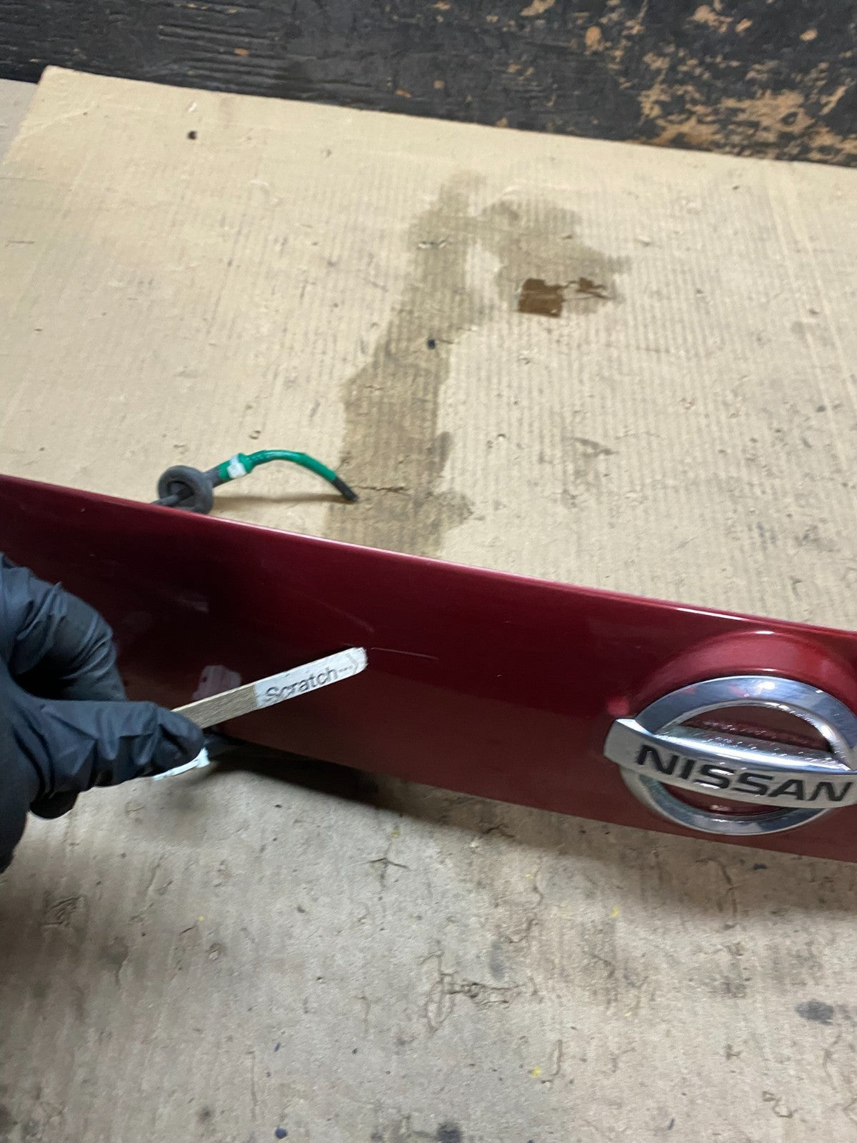 2011-2014 Nissan Juke Rear Trunk Tailgate Liftgate Camera Emblem Panel X3295 DG3