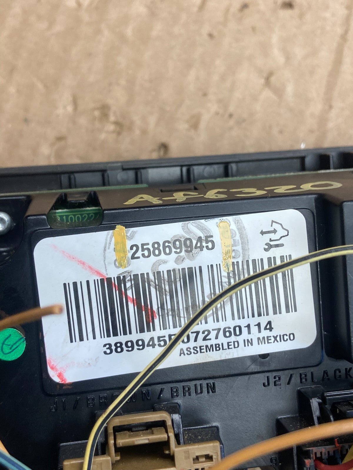2007-2011 GMC Yukon Tahoe Automatic Climate Temperature Temp Control AF6320 DG6