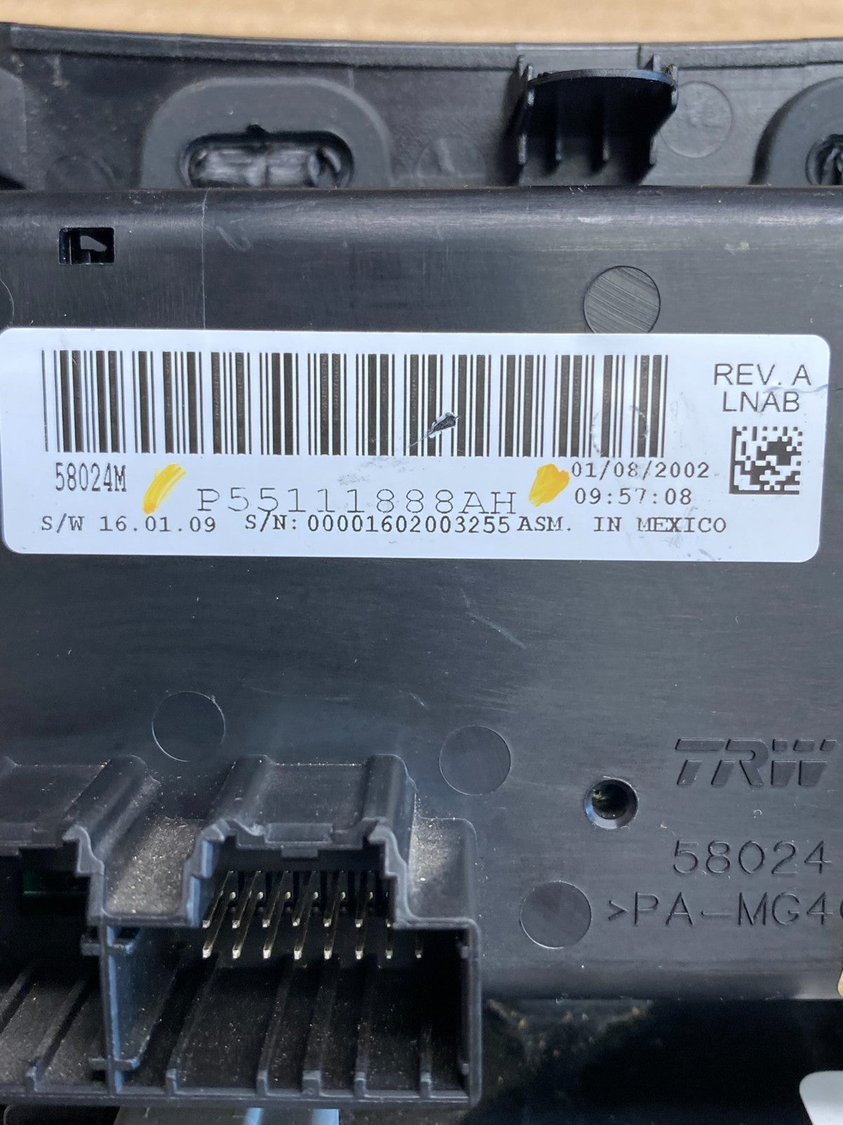 2011-2014 Chrysler 200 Heater AC Climate Switch Temperature Control AF9990 DG5