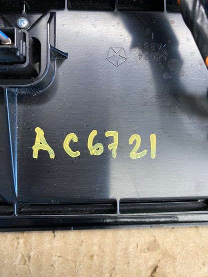 2005-2009 Dodge Durango Heat AC Climate Temperature Control Radio Bezel ac67216