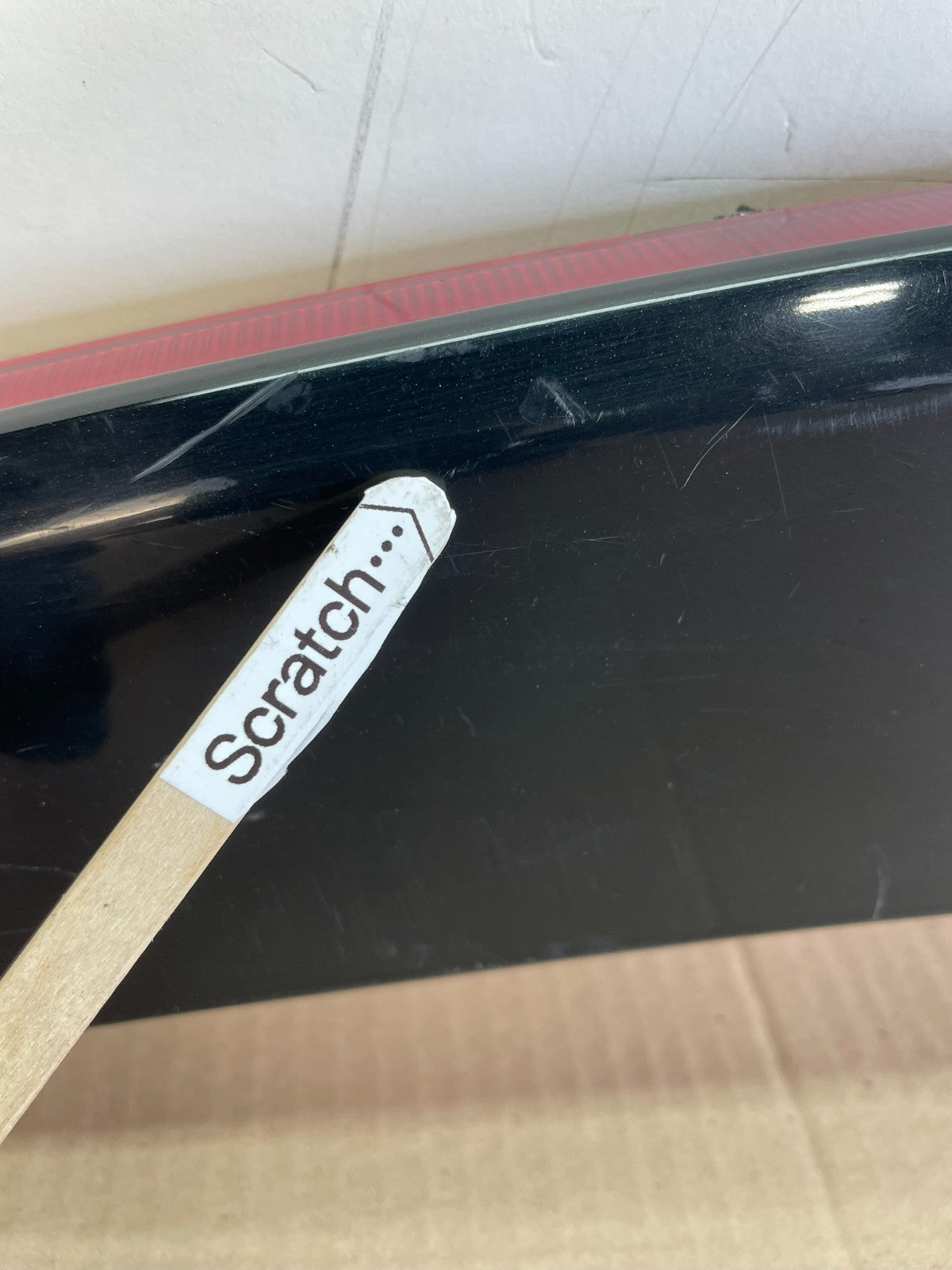 2014 to 2019 Cadillac CTS Trunk Spoiler Wing 3RD Brake Light Black AH6467 DG4