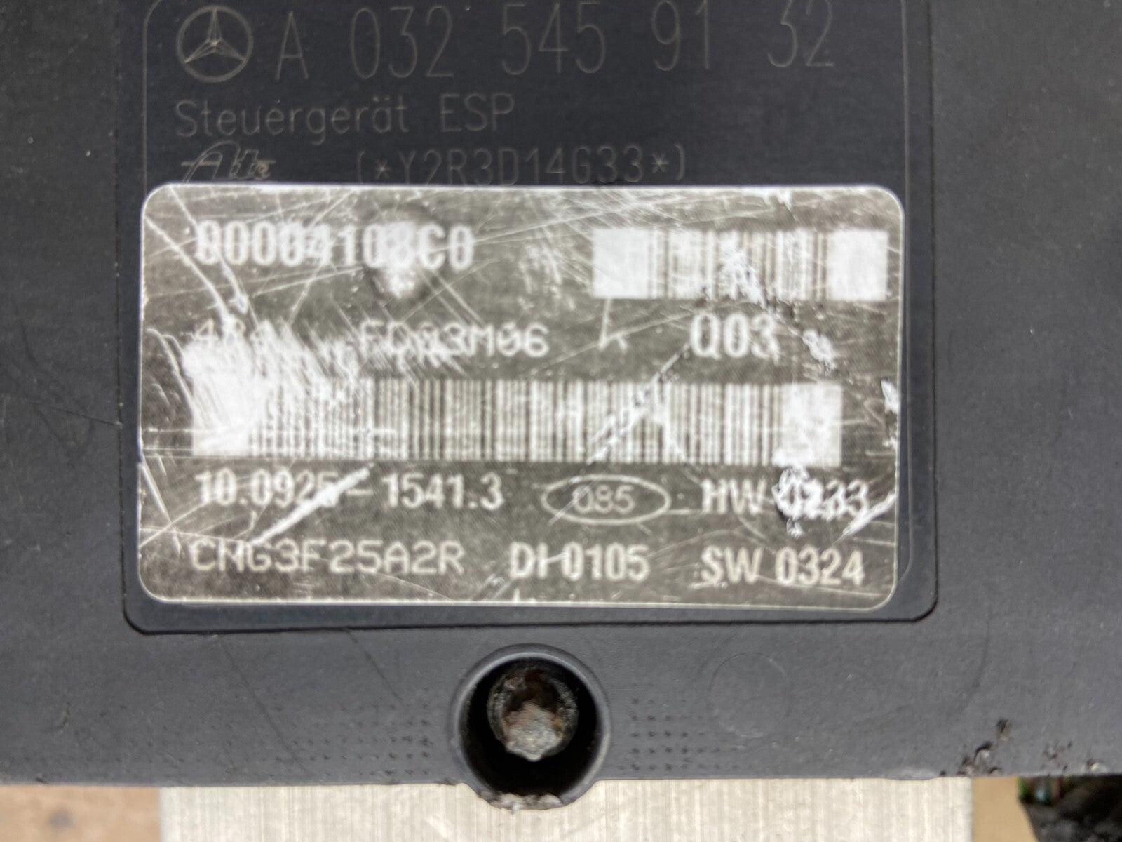 2002 to 2005 Mercedes C230 C240 C-Class ABS Pump Module a0325459132 M1216 DG3