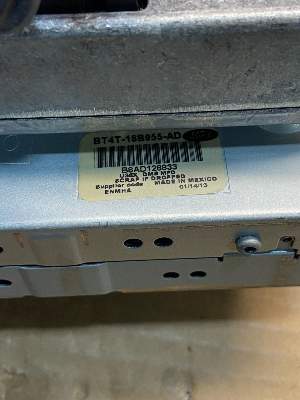 2012 2014 Ford Edge Radio Stereo Navigation Screen BT4T-18B955-AD AE4554 DG4