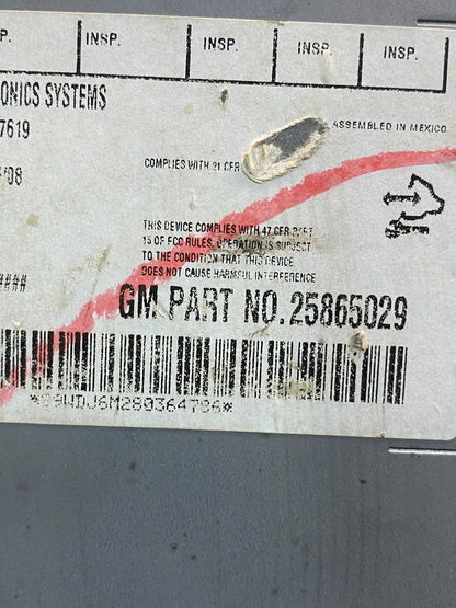 2007 - 2014 Chevrolet GMC Cadillac Buick AM FM CD Radio USB Aux mp3 ad9830 DG6