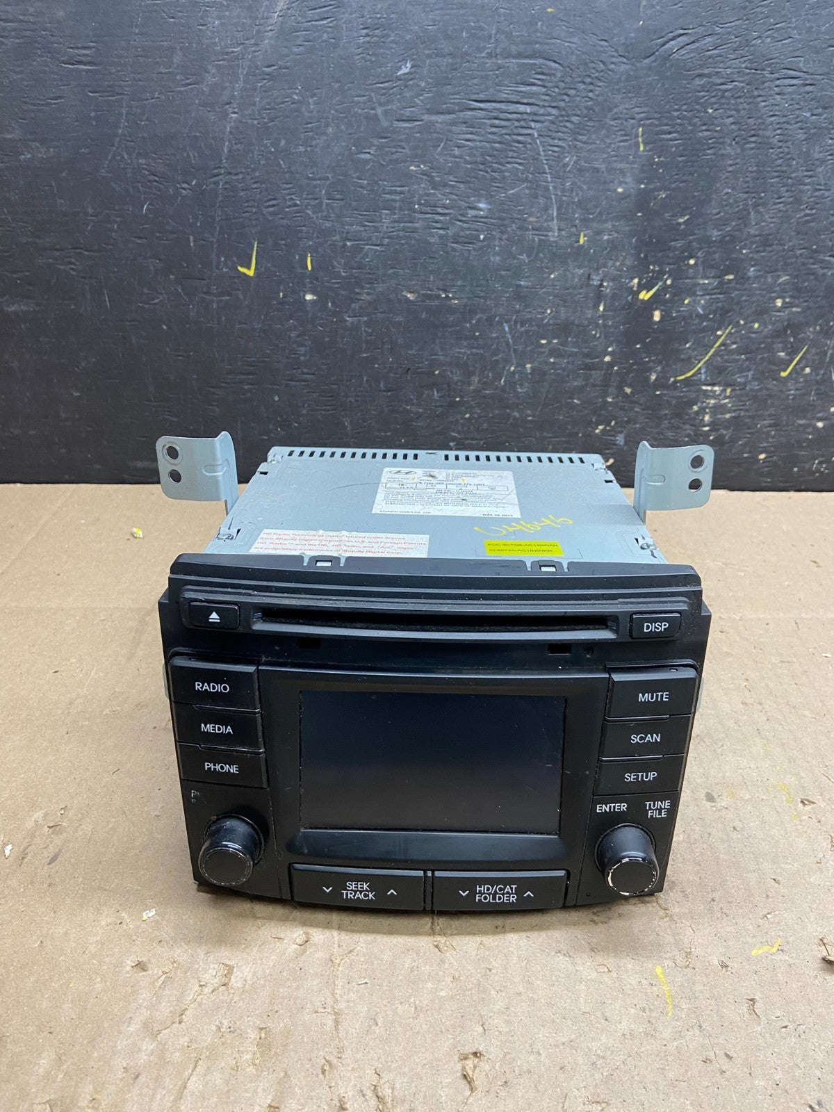 2012 to 2014 Hyundai Sonata Radio CD Player Screen Display Oem U4646 DG0