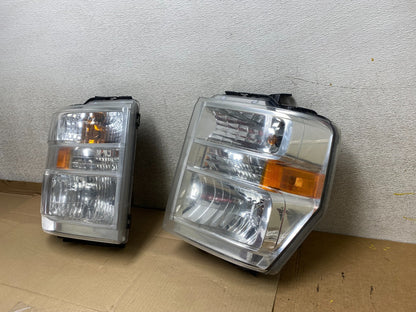 2008-2014 Ford Econoline E150 E250 E350 Left+Right Headlights U2763 DW1
