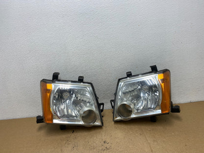 2005-2015 Nissan Xterra Driver Left+Right Side Set Headlights AG2338 DW0