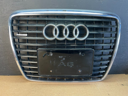 2009 2010 2011 Audi A6 C6 Front Grill Grille Silver Black AD0447 DG0