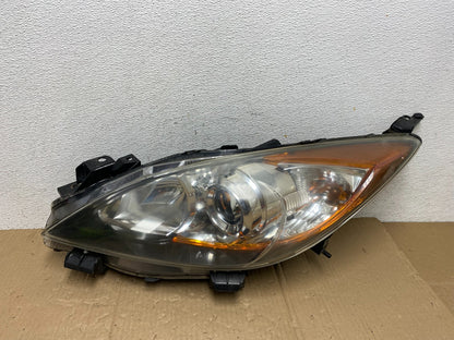 2010 - 2013 Mazda 3 Left Driver LH Halogen Headlight AE9009 DW0