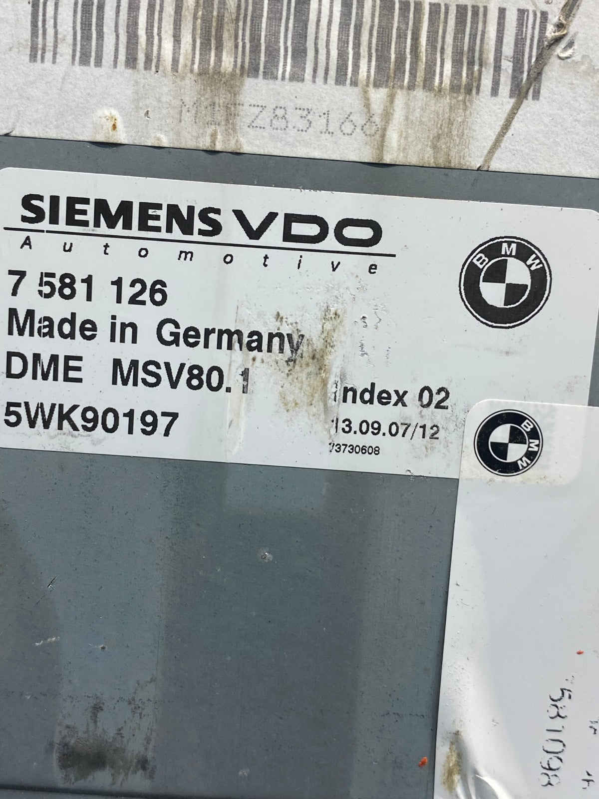 2007 to 2010 Bmw 328i X3 Ecm Ecu Engine Computer Module AH3310 LK2