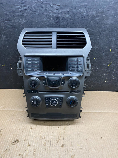2014 2015 Ford Explorer Radio Climate Control Trim Bezel Panel v1514 DG0