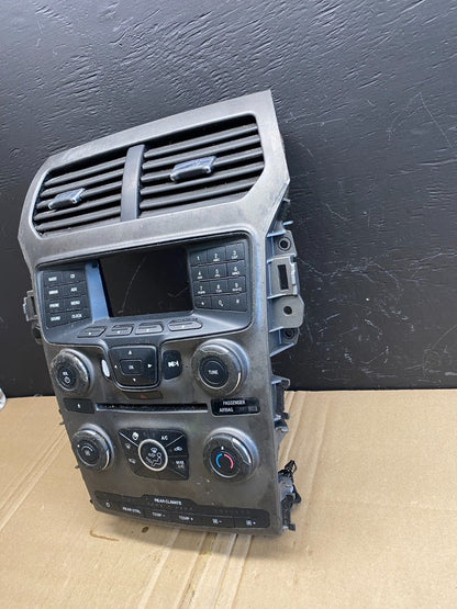 2011 to 2014 Ford Explorer Radio Climate Control Trim Bezel Panel ab8696 DG2
