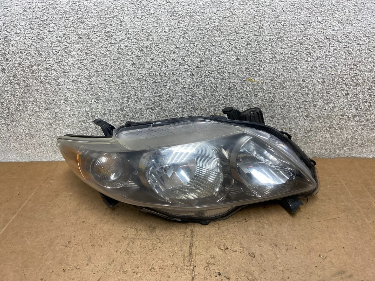 2009 to 2010 Toyota Corolla Right Passenger Rh Black Headlight DEPO X8994 DW0