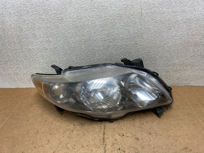 2009 to 2010 Toyota Corolla Right Passenger Rh Black Headlight DEPO X8994 DW0