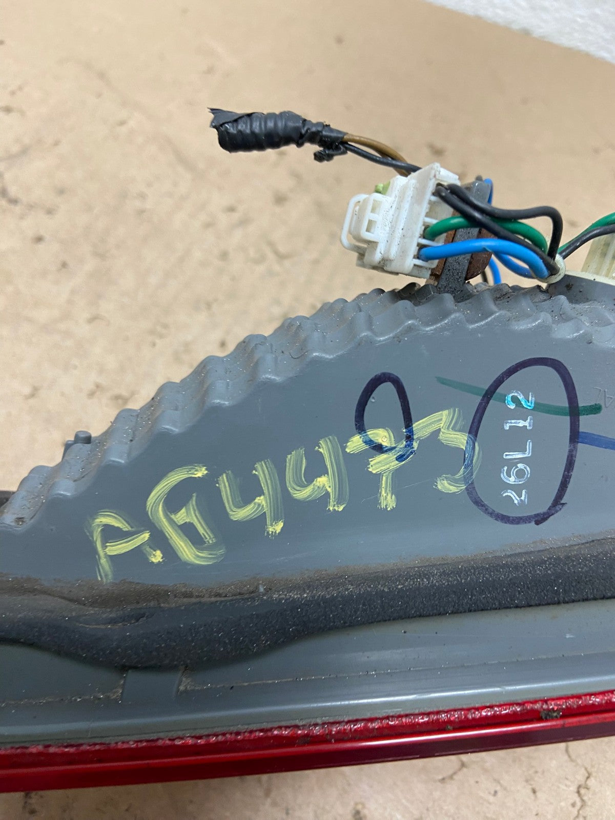2011 2012 2013 Hyundai Elantra Inner Tail Light Right Passenger AG4473 LK7