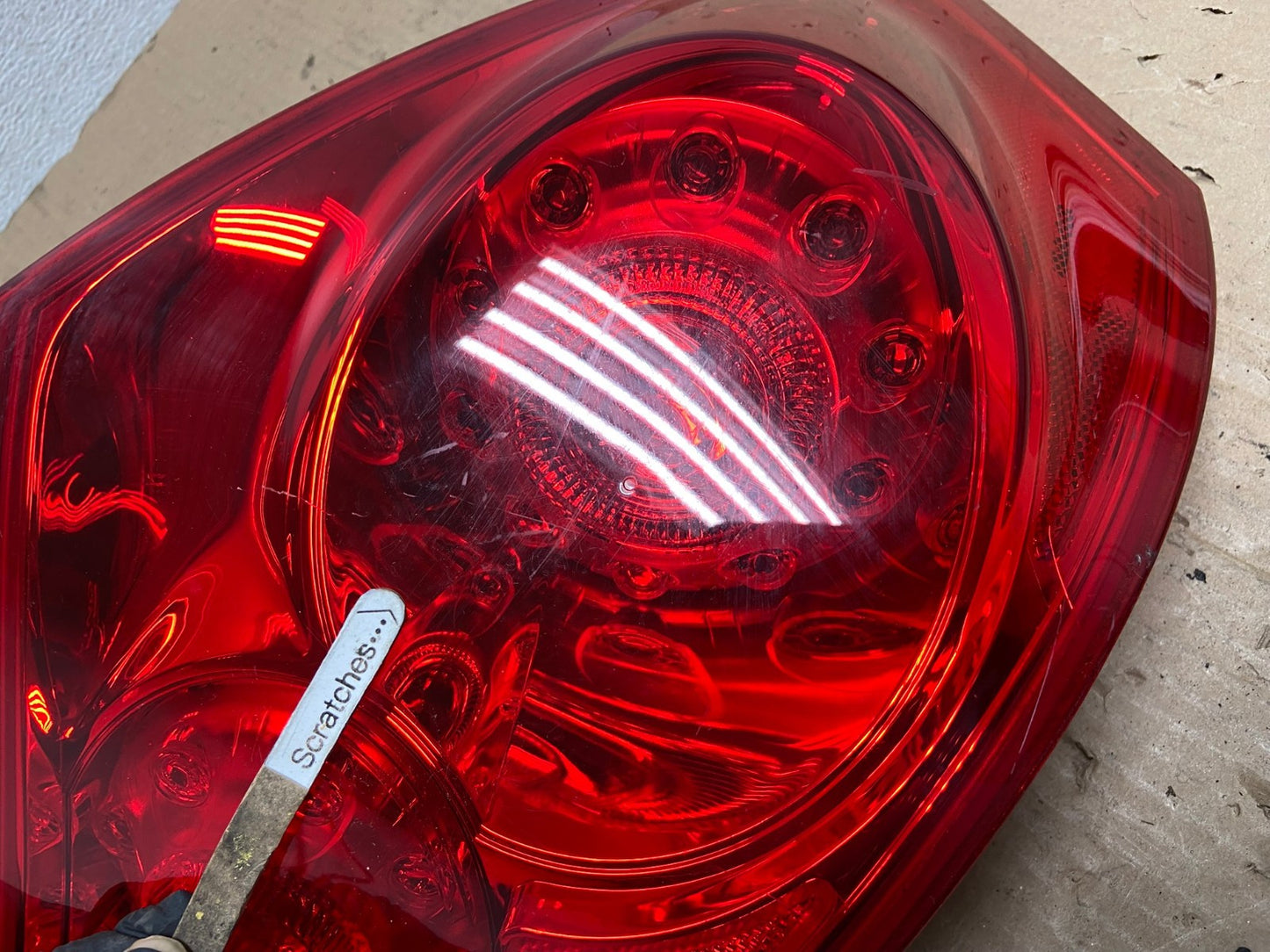2007 to 2013 Infiniti G35 G37 Sedan Right Passenger Rh Tail Light AE9344 LK3