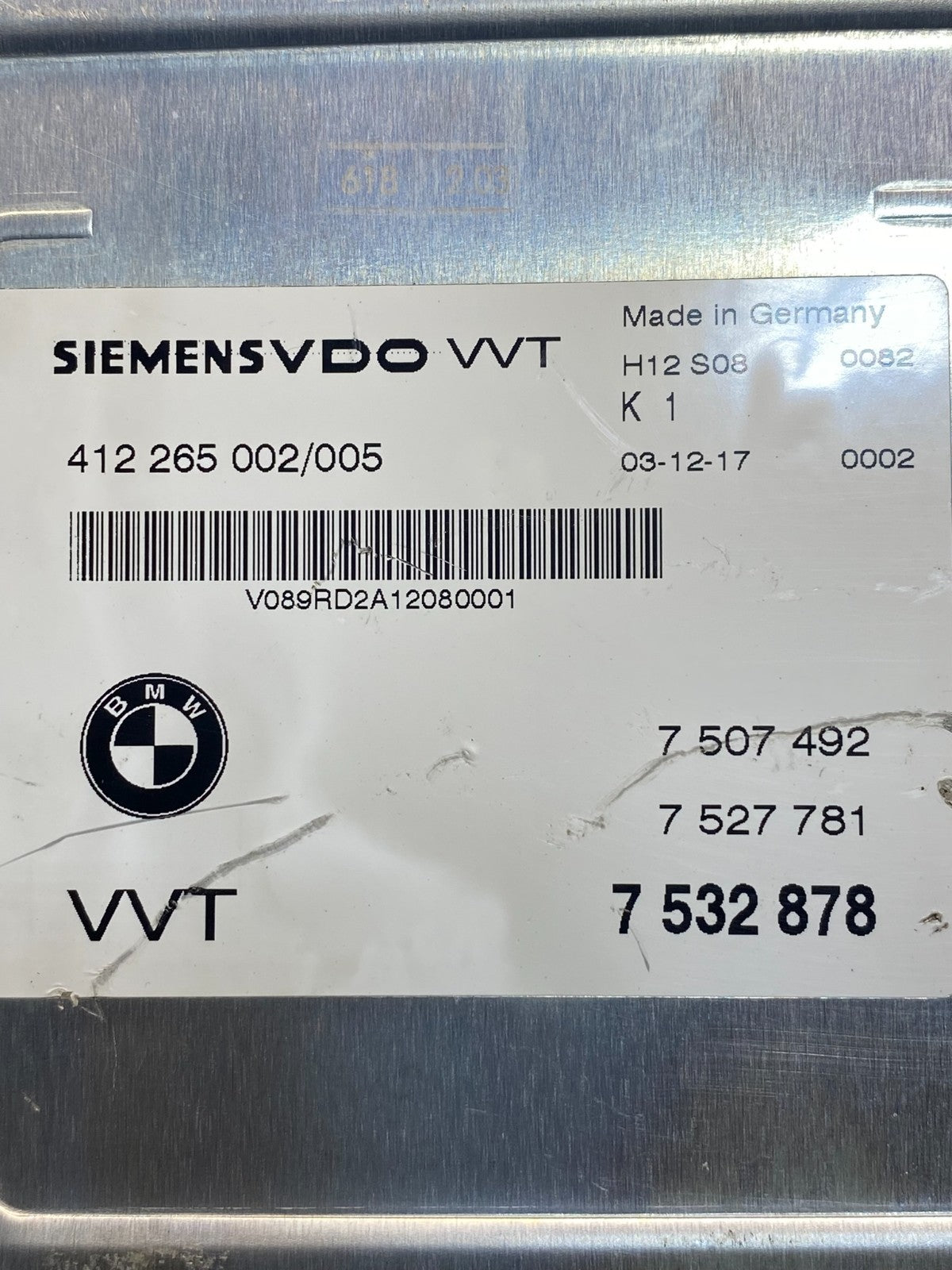 2004 2005 2006 BMW X5 645i 4.4L VVT Valvetronic Control Module ac8694 DG2