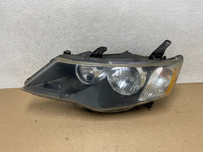 Halogen 2007-2009 Mitsubishi Outlander Left Driver LH Headlight AH5760 DW0