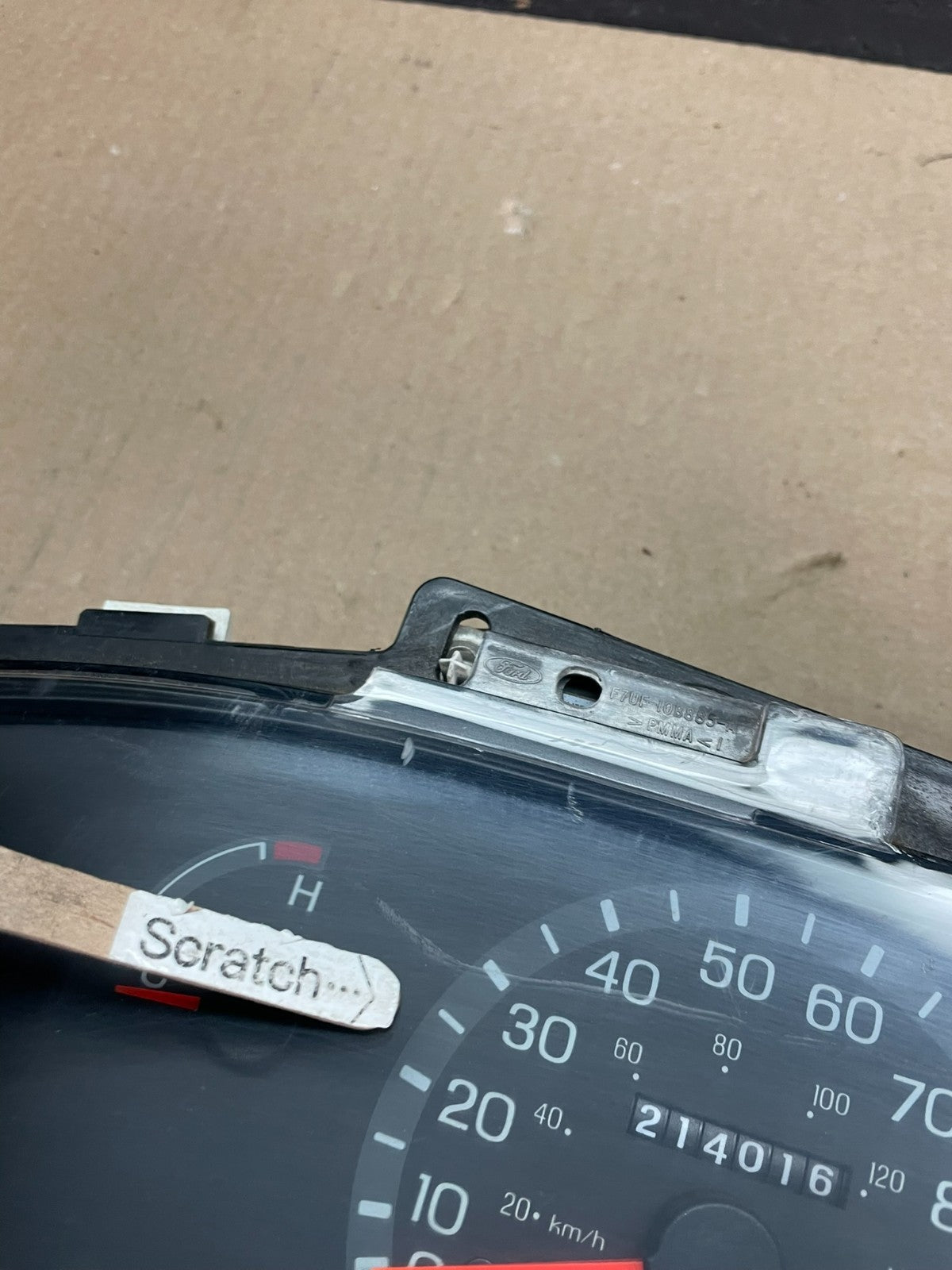 2001-2002 Ford Econoline E250 E350 Van Speedometer Instrument Cluster ab7834 DG1